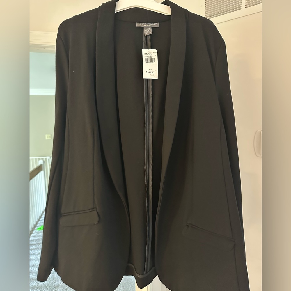 Black Maternity Blazer-New with tags